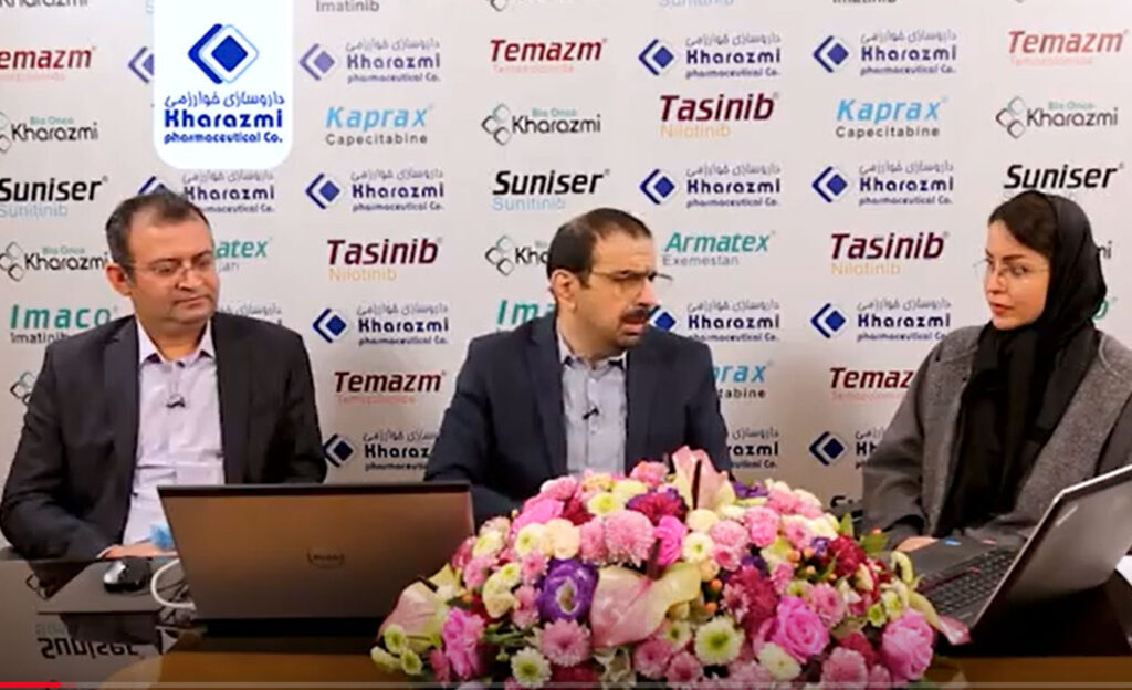 وبینار انکولوژی به همراه اساتید بیمارستان شریعتی و امام خمینی برگزار شد